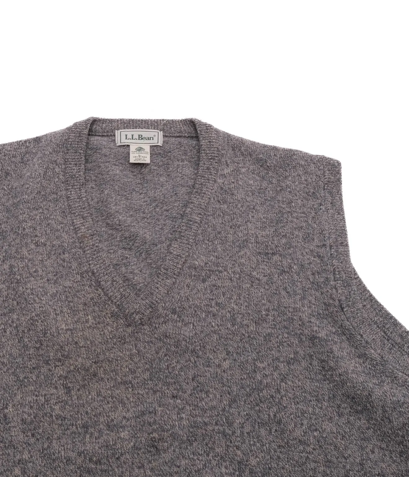 80's L.L.Bean Knit Vest (Dark Grey)