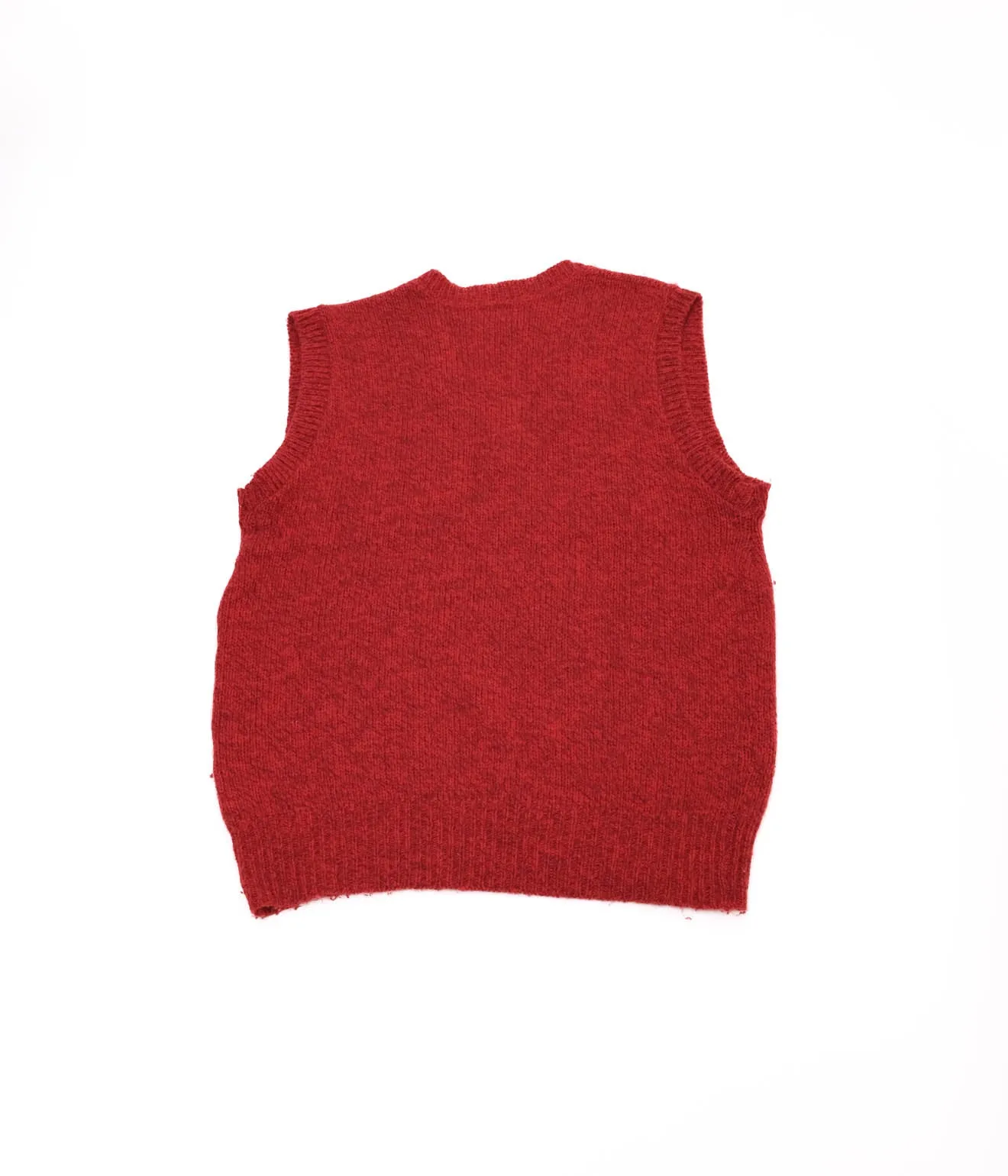 80's L.L.Bean Knit Vest (Red)