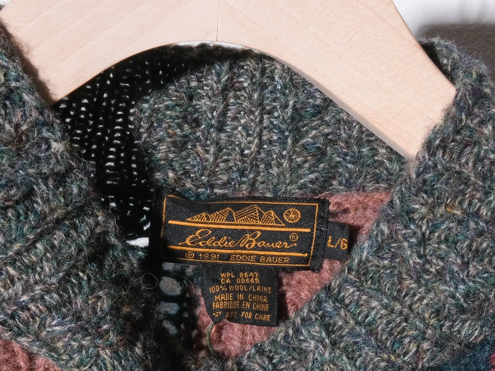 90's Eddie Bauer Patchwork Sweater (Multi)