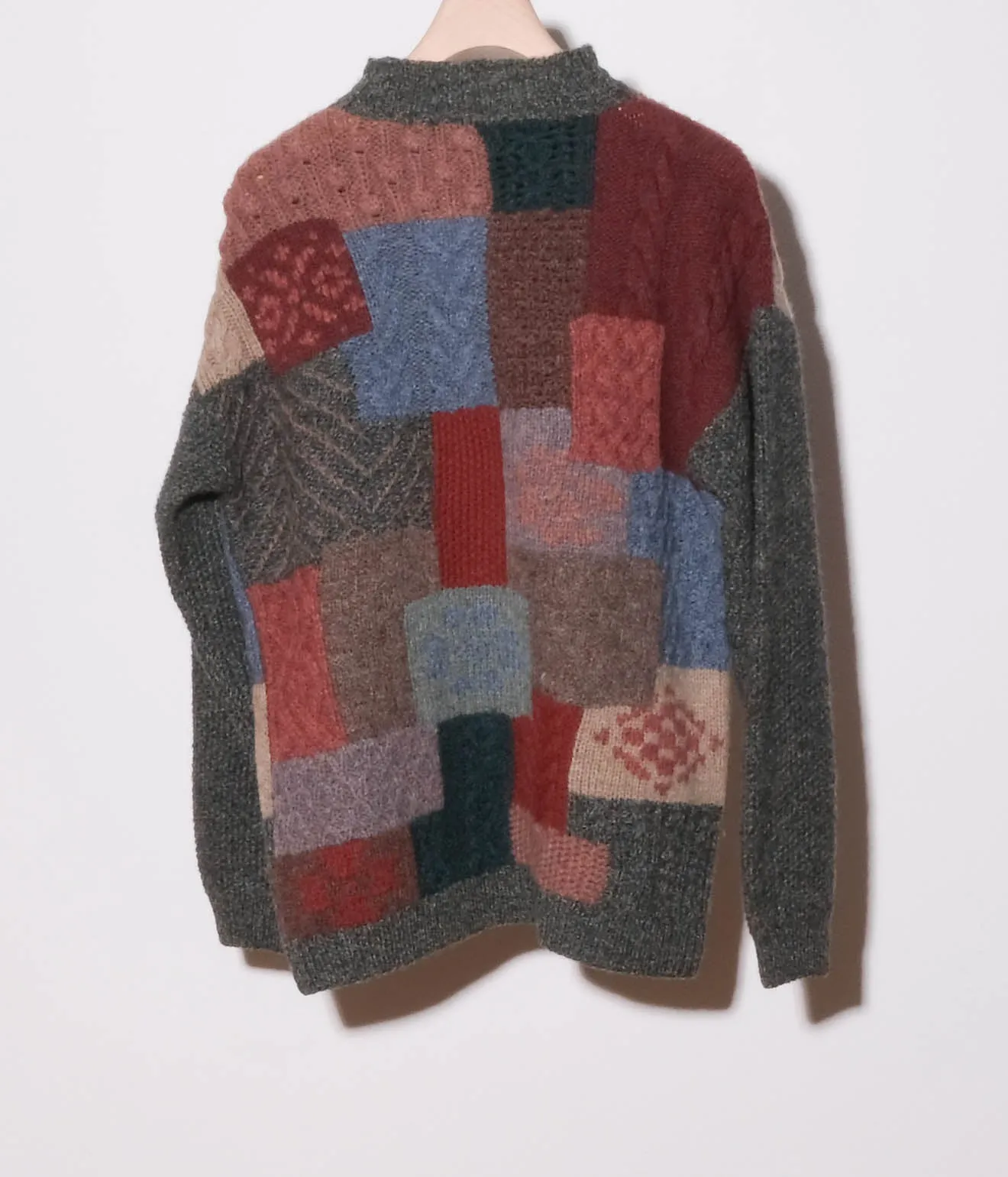 90's Eddie Bauer Patchwork Sweater (Multi)
