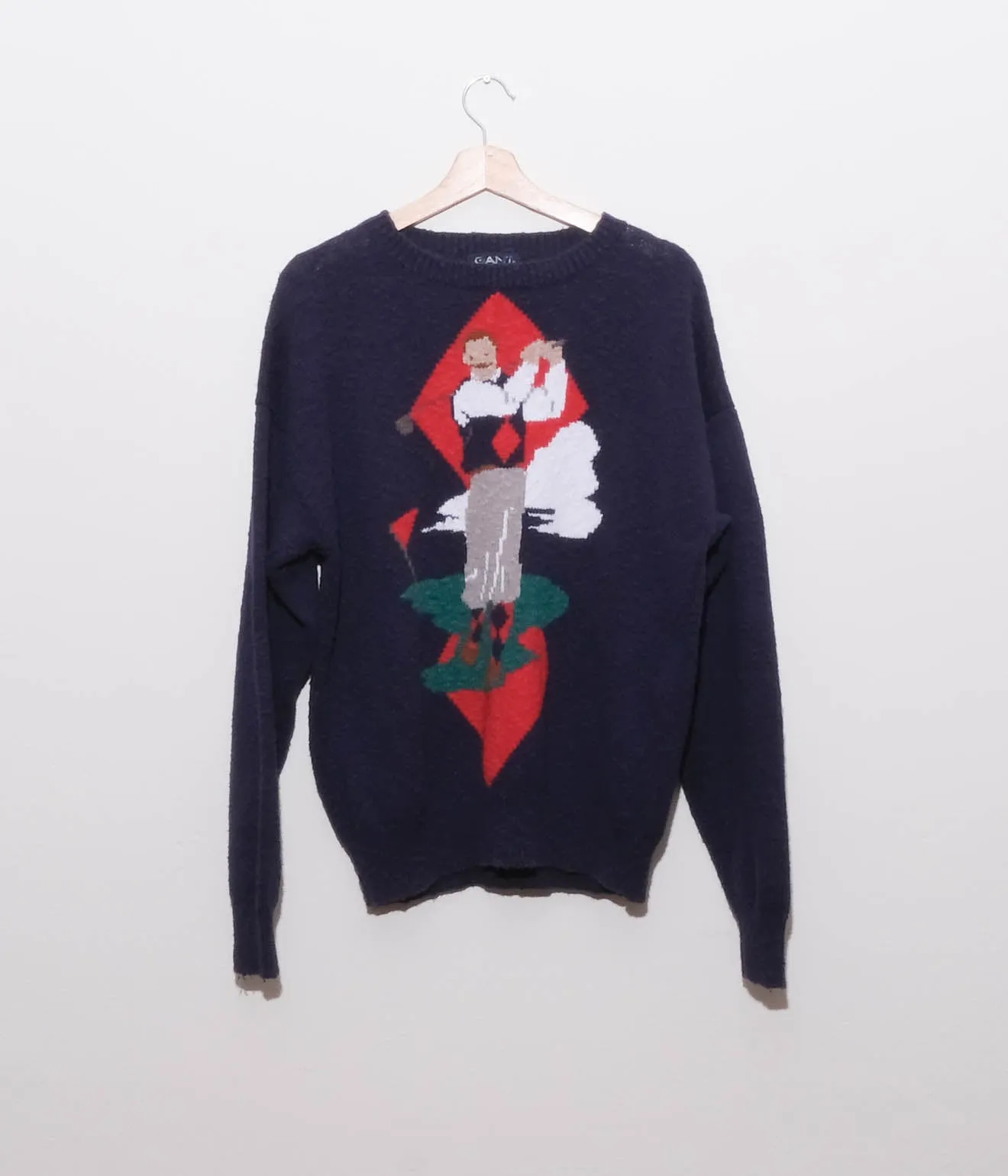 90's GANT Golf Cotton Sweater (Navy)