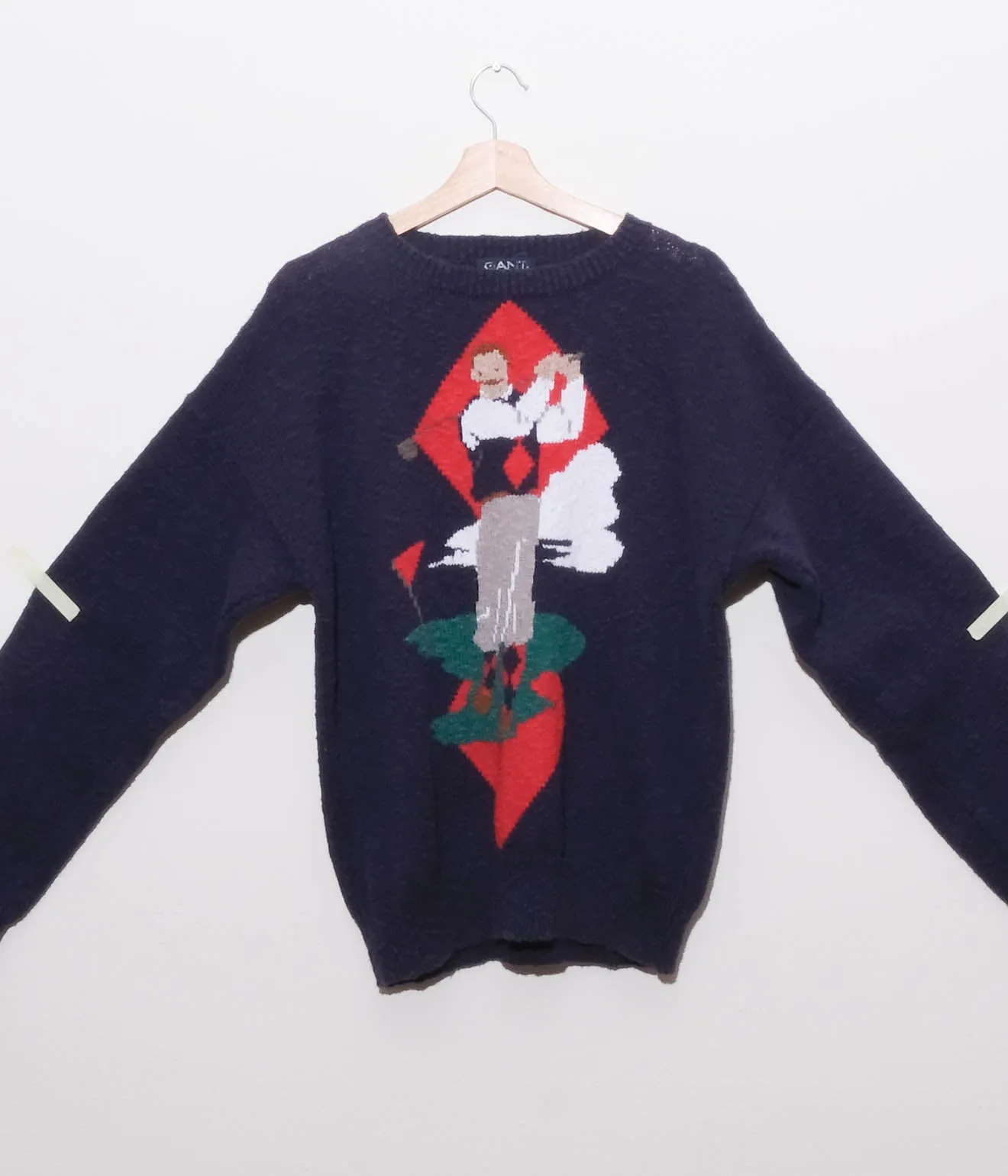 90's GANT Golf Cotton Sweater (Navy)