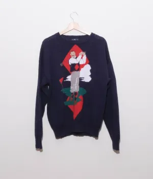 90's GANT Golf Cotton Sweater (Navy)