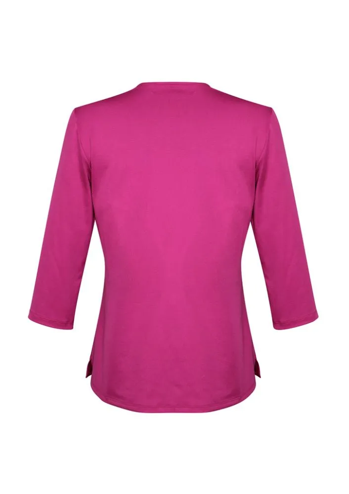 Advatex Ladies Abby 3/4 Sleeve Knit Top - Melon - 28 - Biz Collection