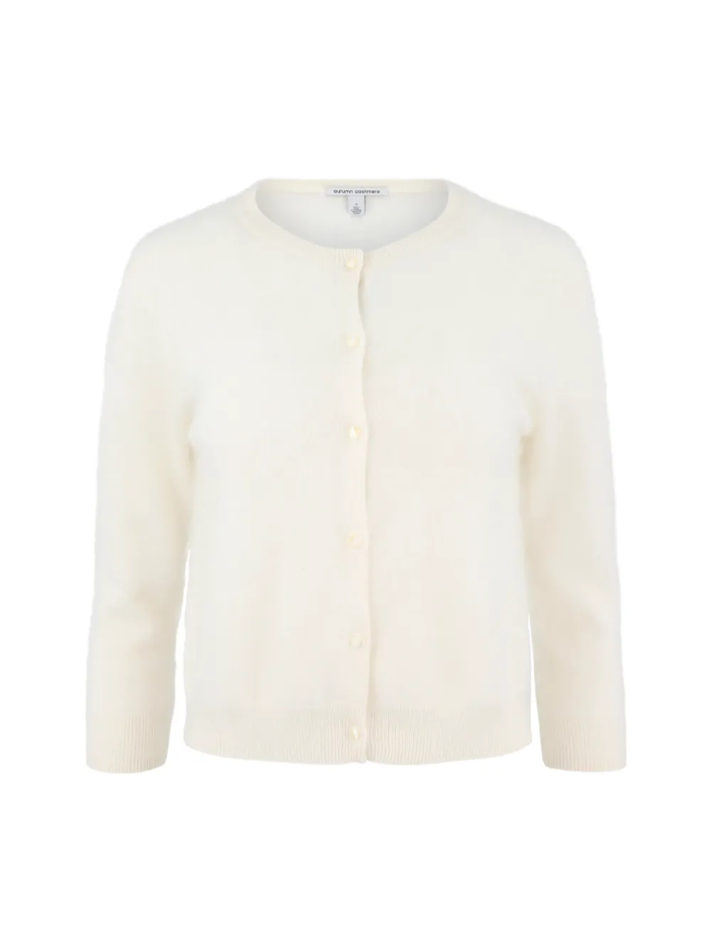 Autumn Cashmere Fluffy Baby Cardigan in Clouds