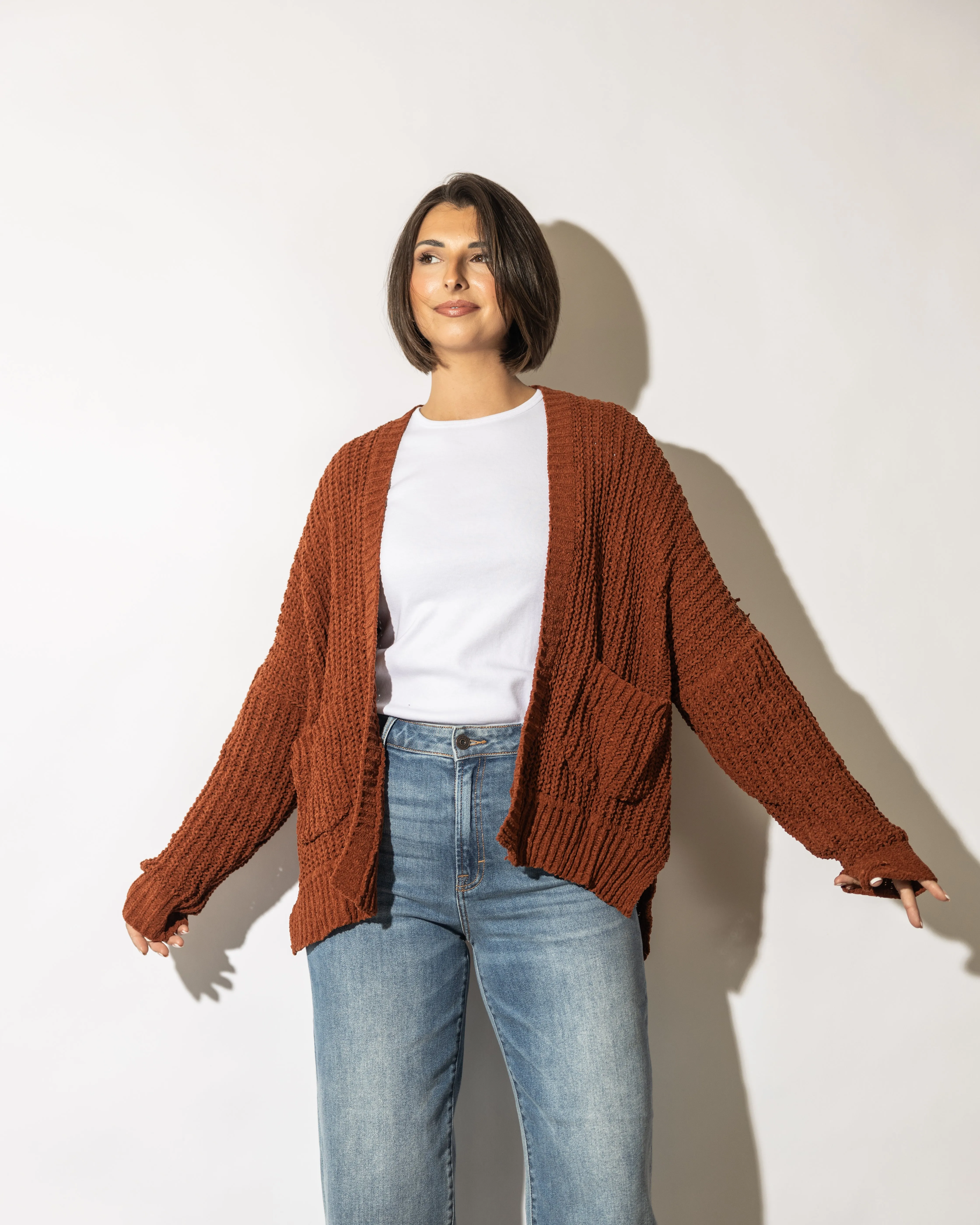 Aylan Chenille Cardigan