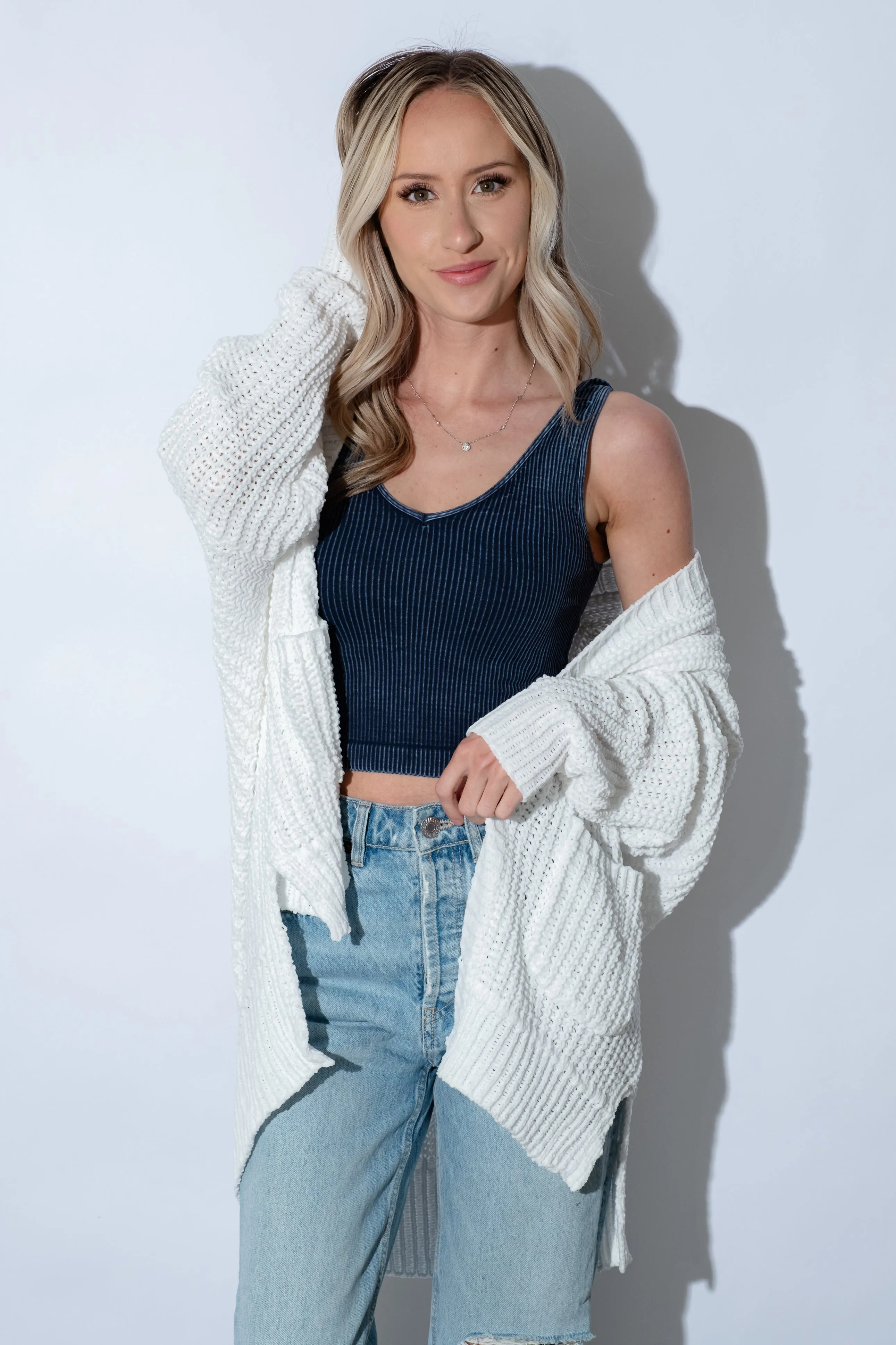 Aylan Chenille Cardigan