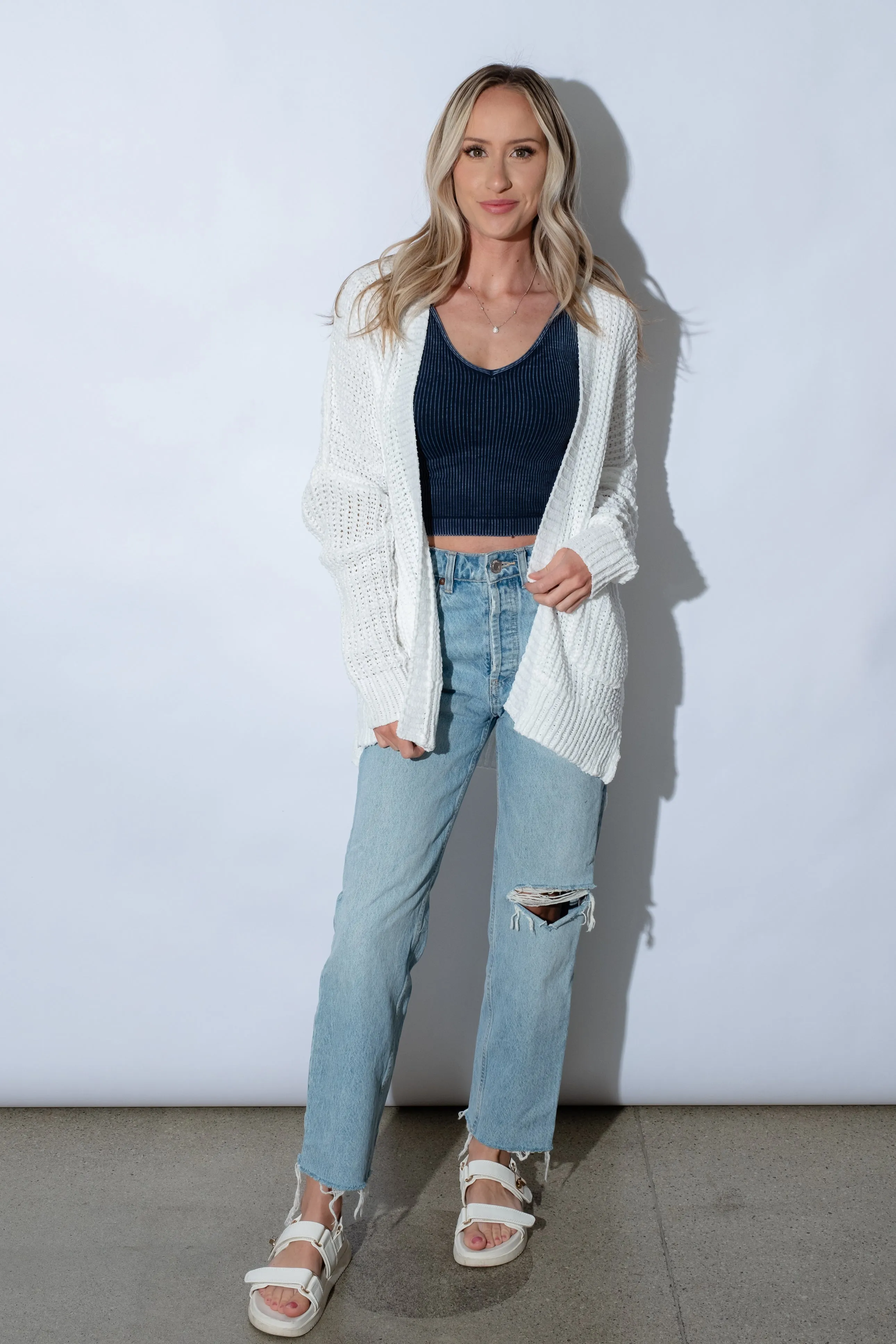 Aylan Chenille Cardigan