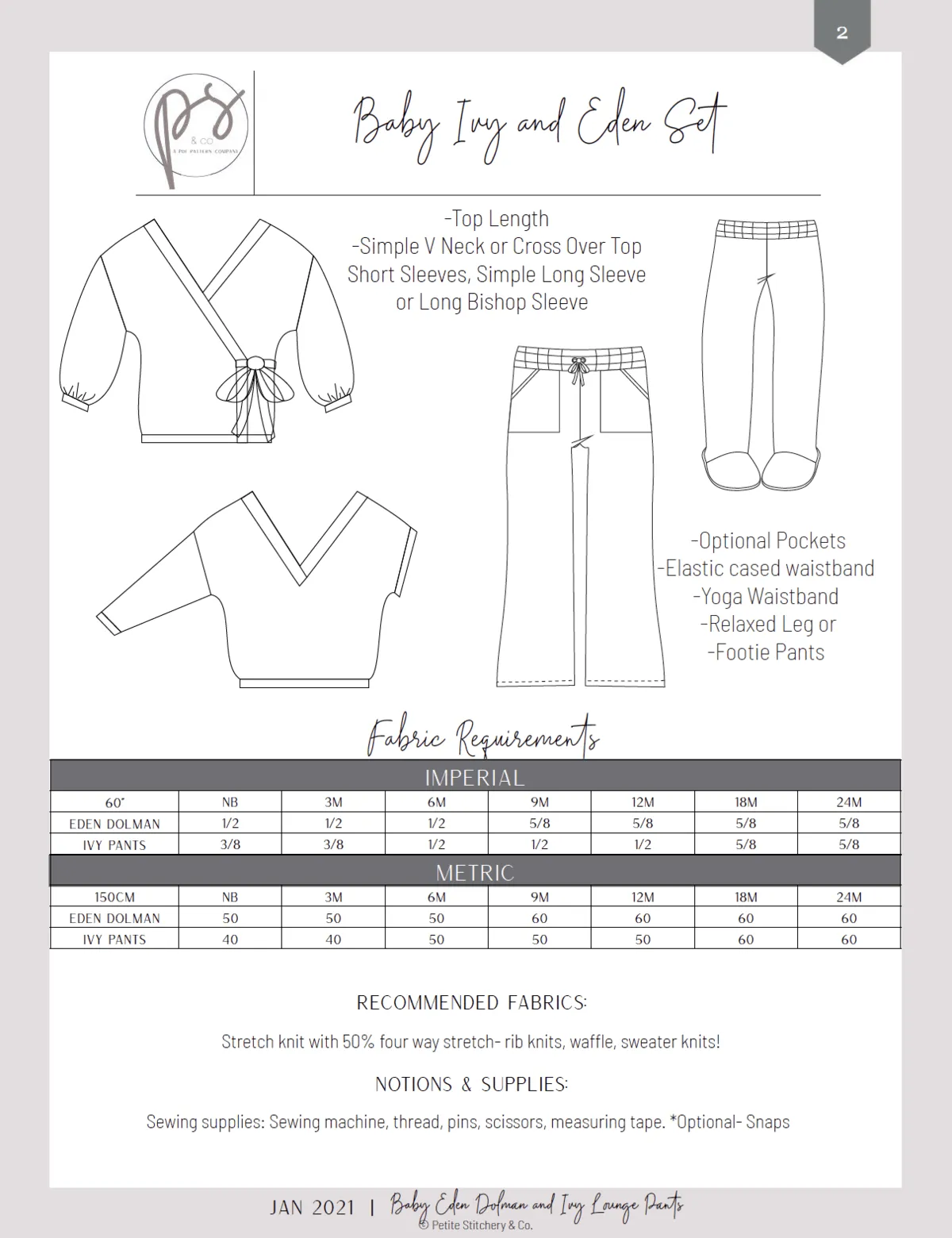 Baby Eden Dolman Sweater & Ivy Lounge Pants