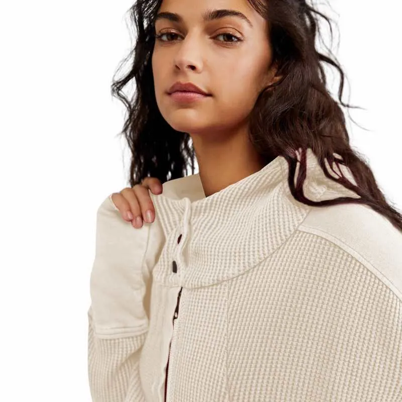 Beige Ribbed Zip Up Hooded Cardigan