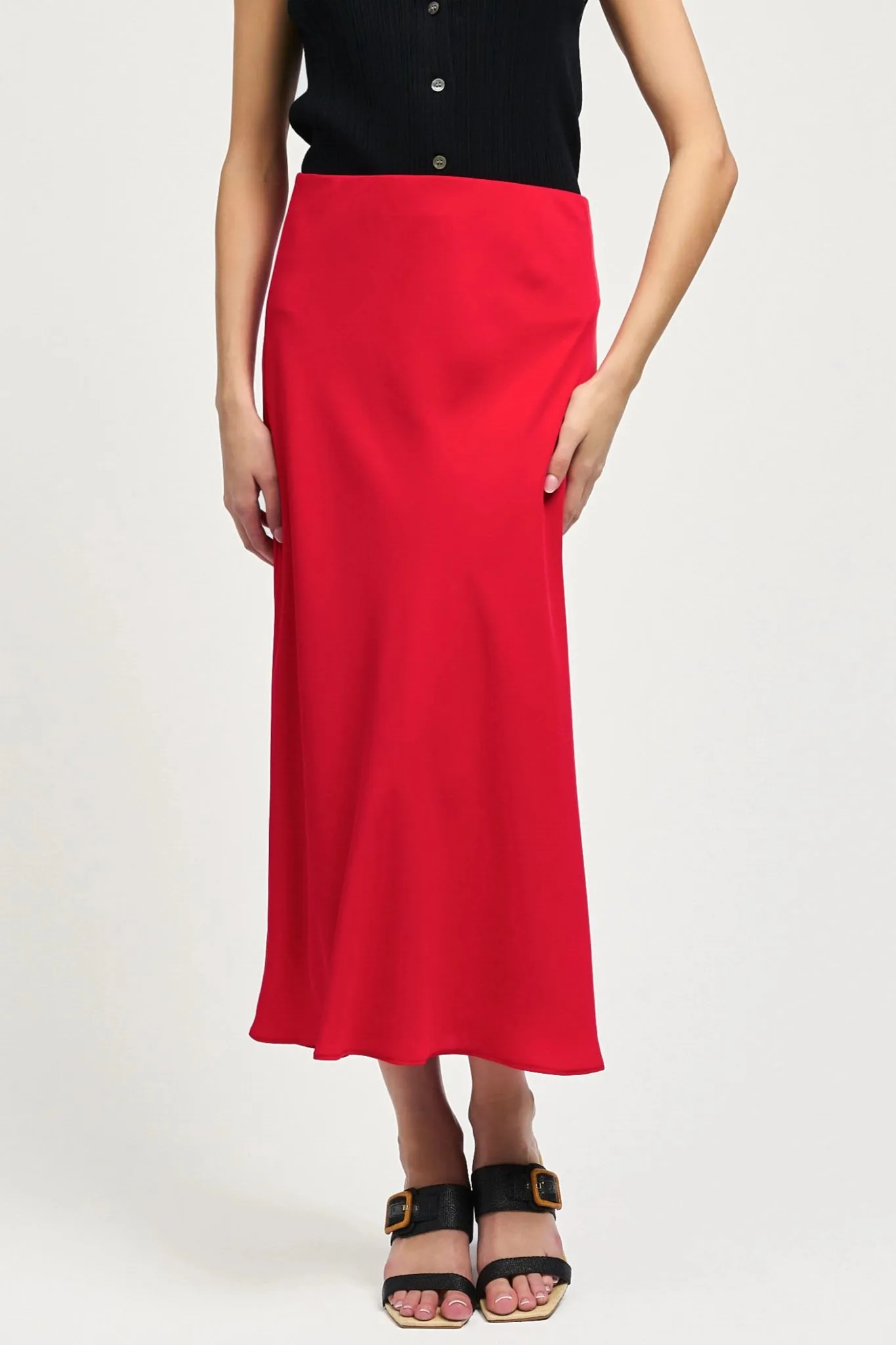 Bias Midi Skirt