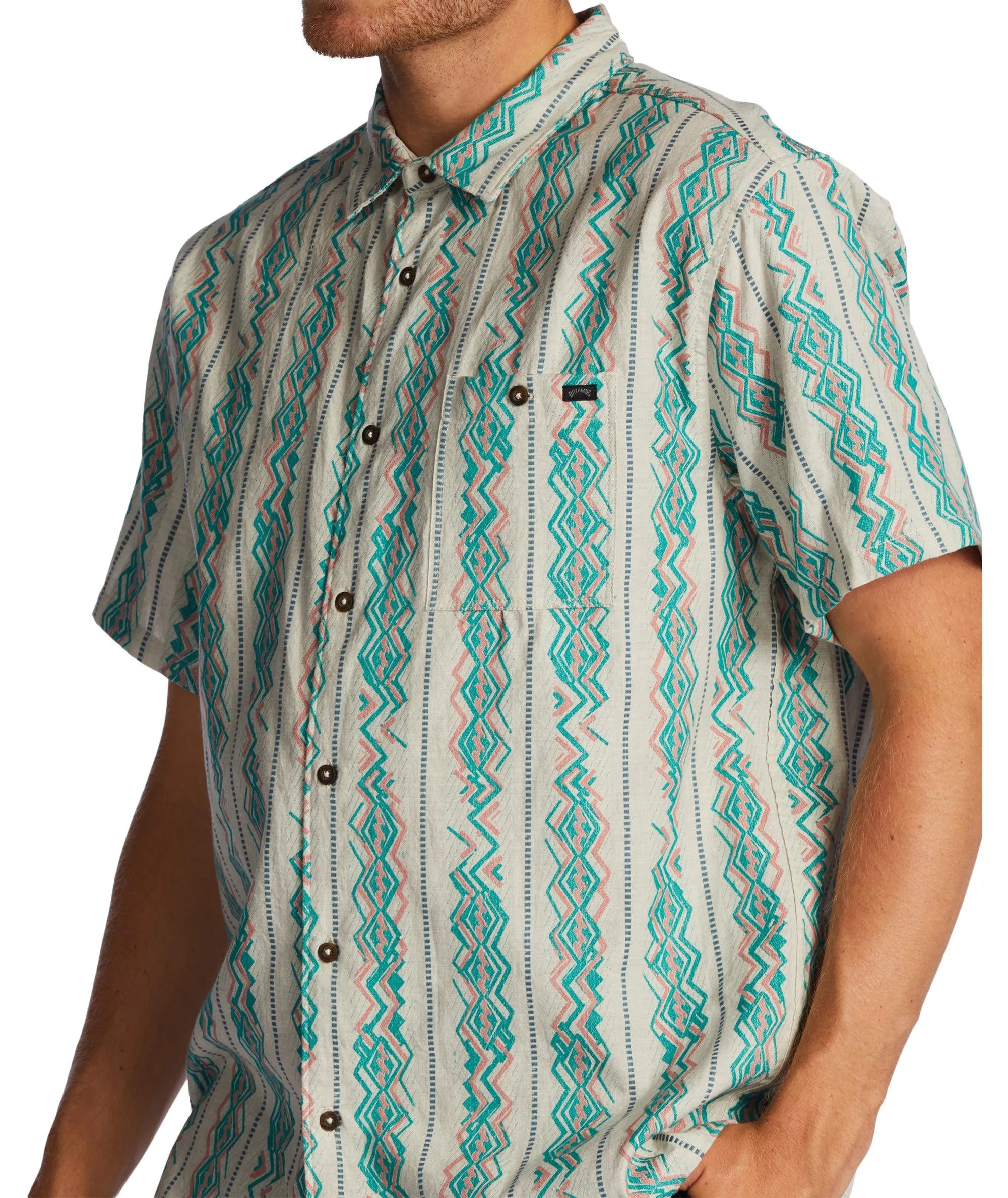 Billabong Sundays Jacquard S/S Shirt-Sand