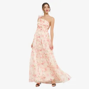 Blossom One-Shoulder Maxi Dress