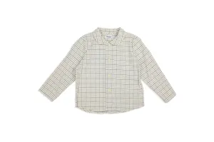 Blue & Ivory Check Buttondown