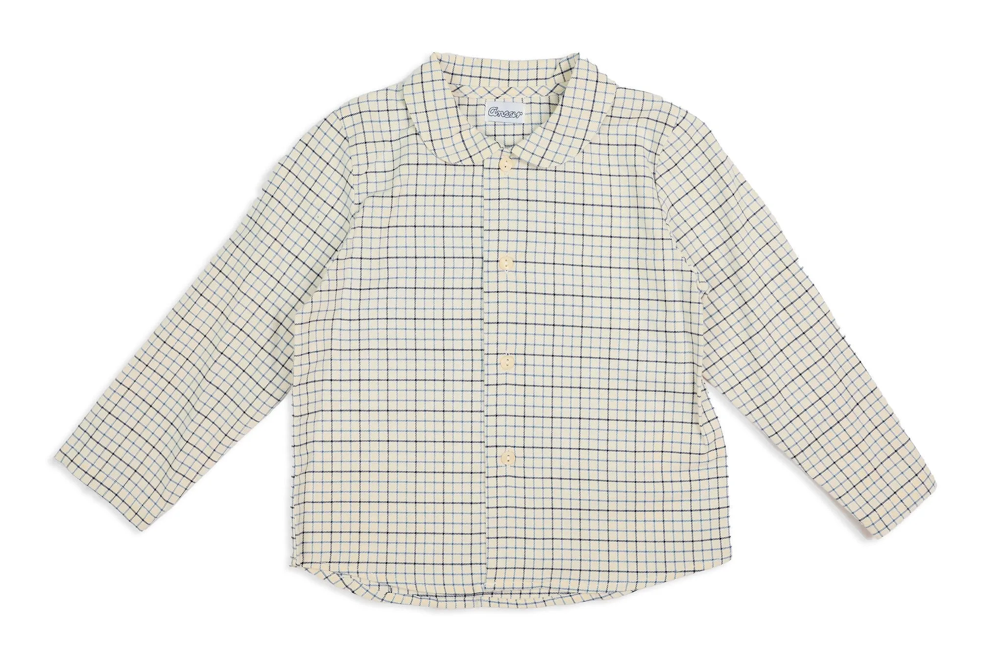 Blue & Ivory Check Buttondown