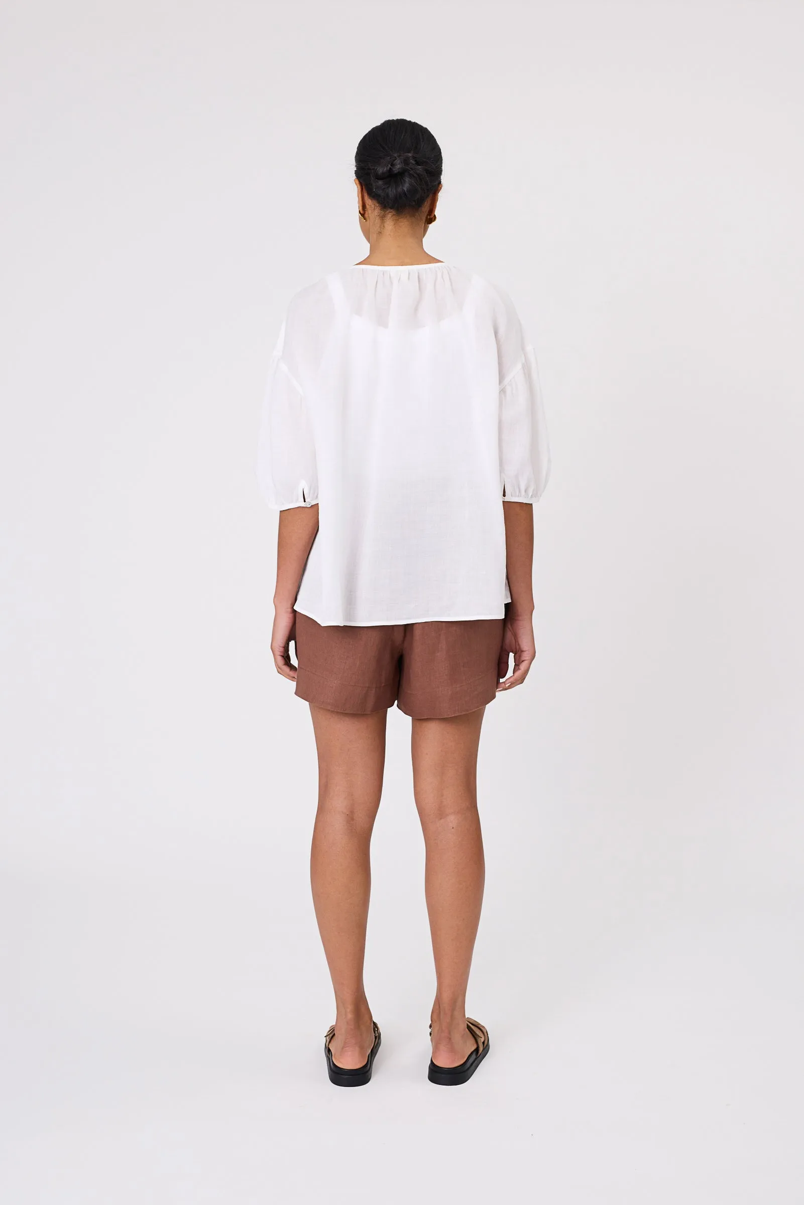 Cannes Blouse - Ivory
