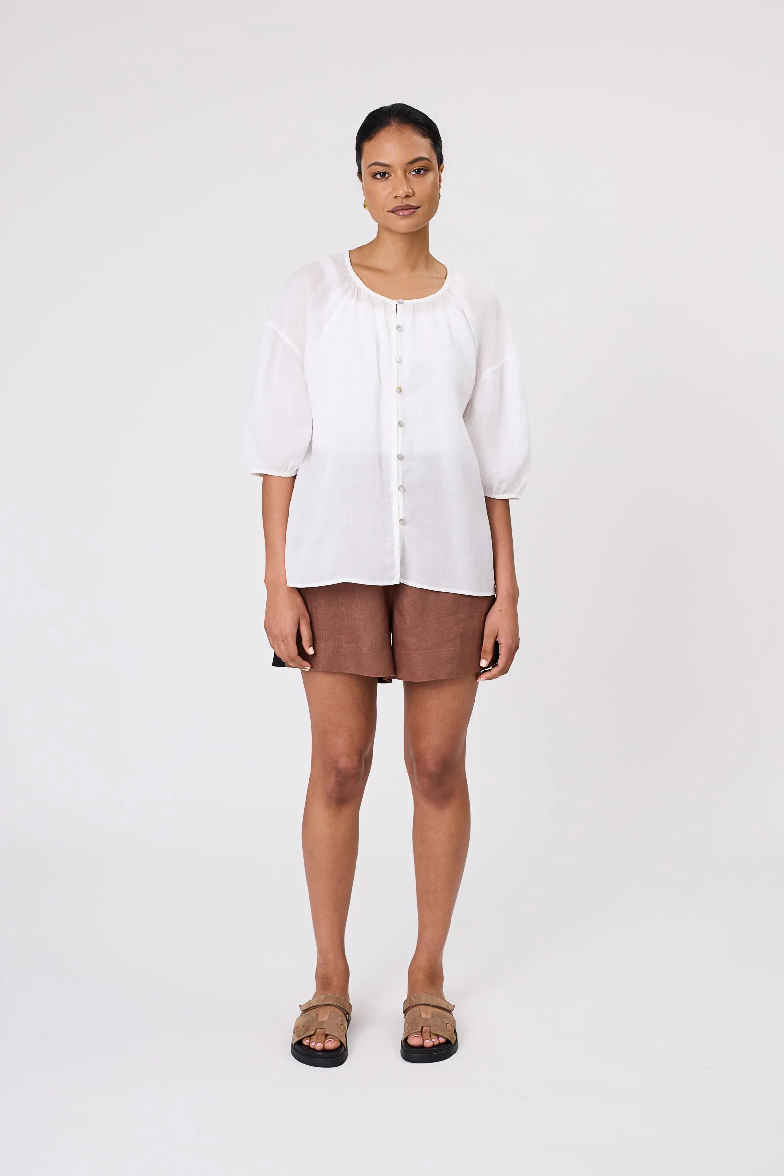 Cannes Blouse - Ivory