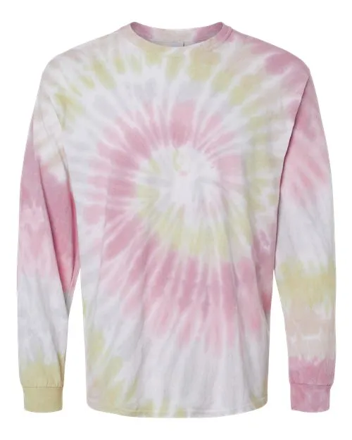 Colortone Men's Tie-Dyed Long Sleeve T-Shirt