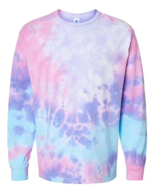 Colortone Men's Tie-Dyed Long Sleeve T-Shirt