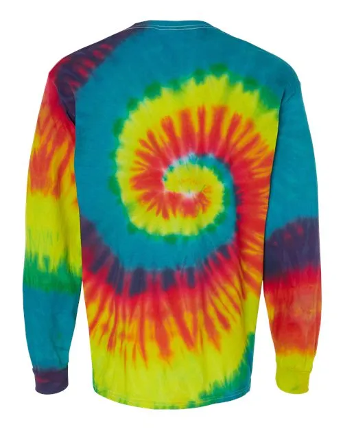 Colortone Men's Tie-Dyed Long Sleeve T-Shirt