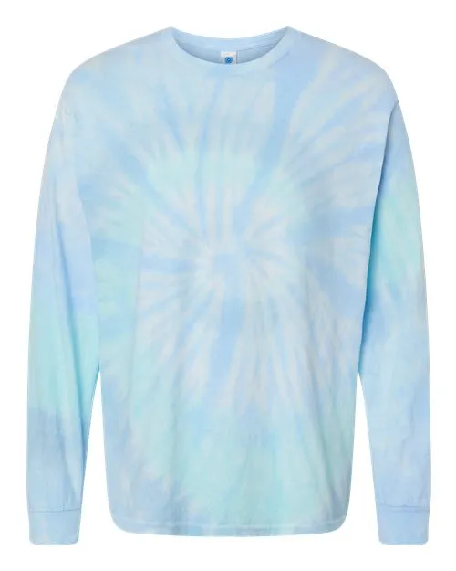 Colortone Men's Tie-Dyed Long Sleeve T-Shirt