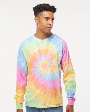 Colortone Men's Tie-Dyed Long Sleeve T-Shirt