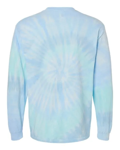 Colortone Men's Tie-Dyed Long Sleeve T-Shirt