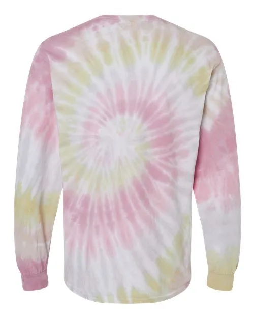 Colortone Men's Tie-Dyed Long Sleeve T-Shirt
