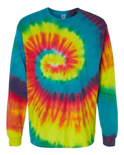 Colortone Men's Tie-Dyed Long Sleeve T-Shirt
