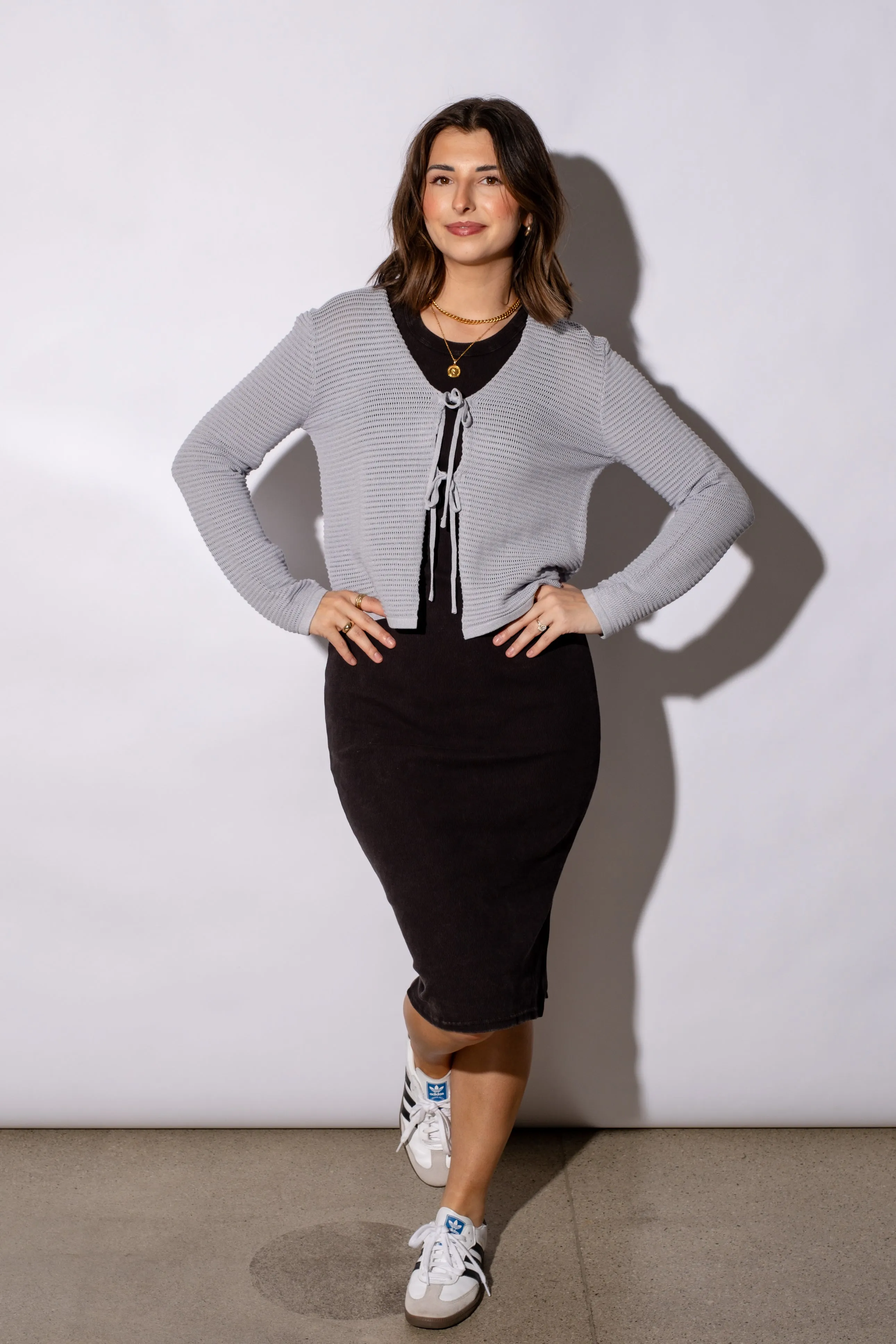 Danica Crochet Tie Cardigan