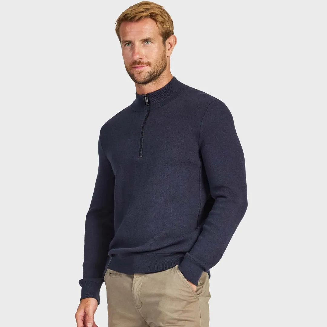 DANZER 1/4 ZIP KNIT | NAVY
