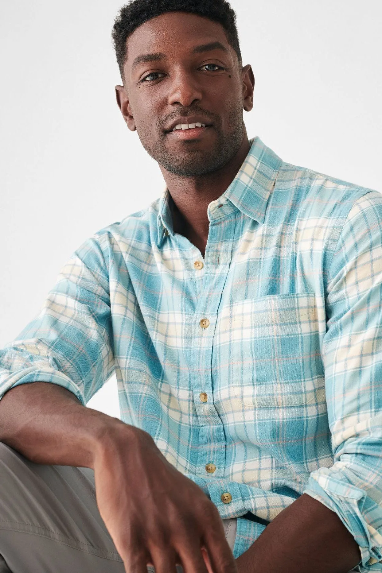 Faherty The All Time Shirt in Westport Plaid