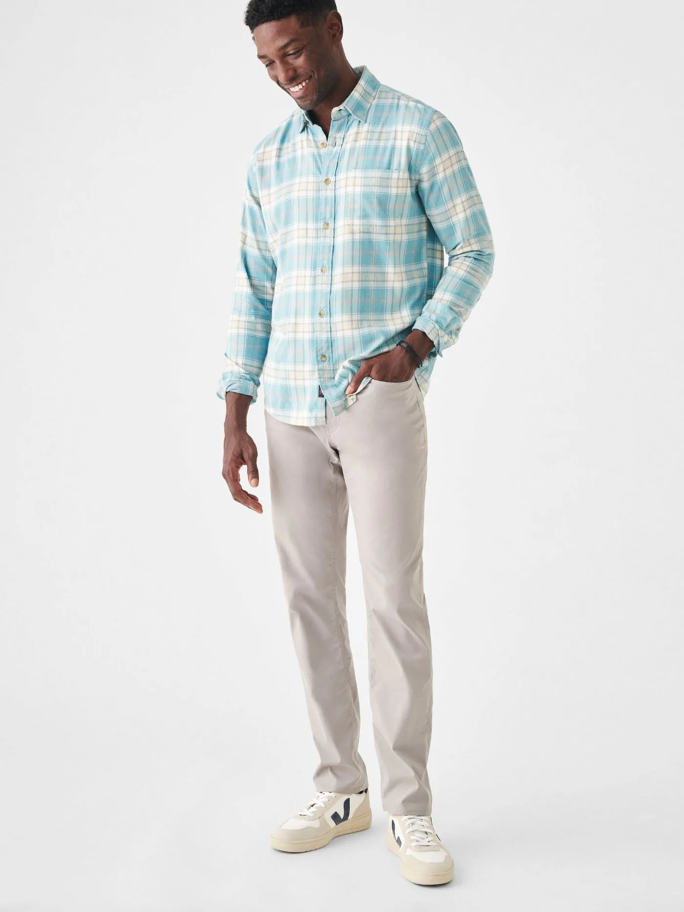 Faherty The All Time Shirt in Westport Plaid