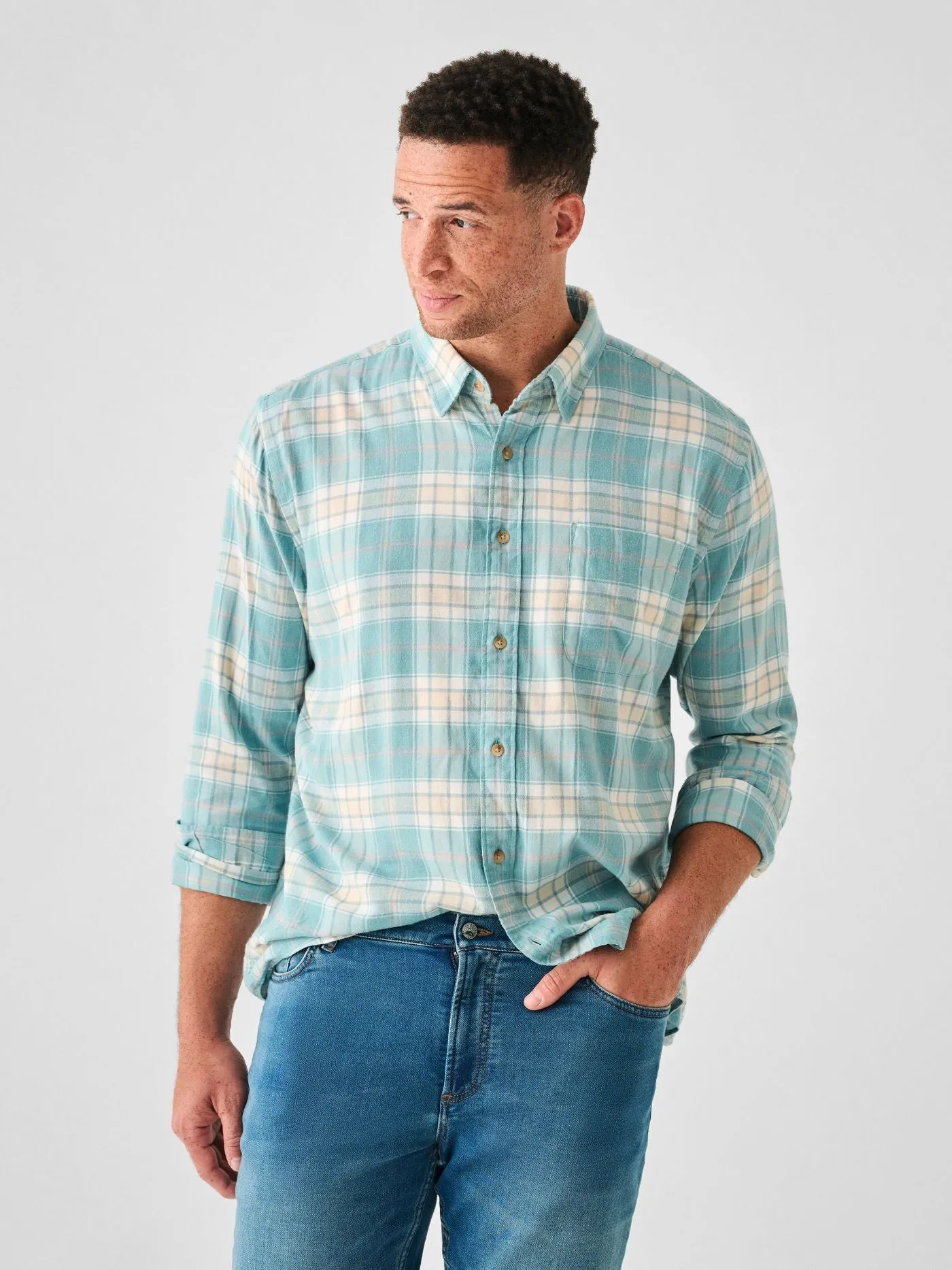 Faherty The All Time Shirt in Westport Plaid