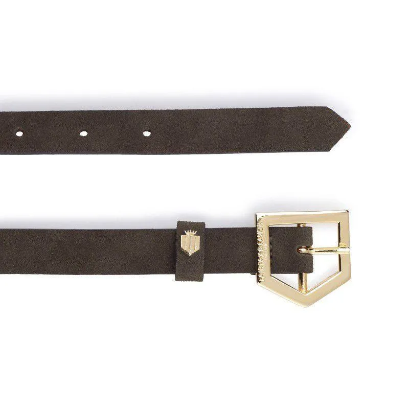 Fairfax & Favor Sennowe Ladies Belt - Chocolate