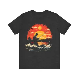 Fishing Sunset Catch T Shirt