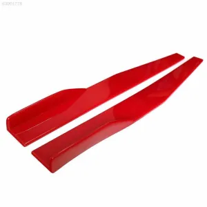 Fit 2008-2020 Mazda 3 Side Skirts Splitters Spoiler Diffuser Wings (Red)