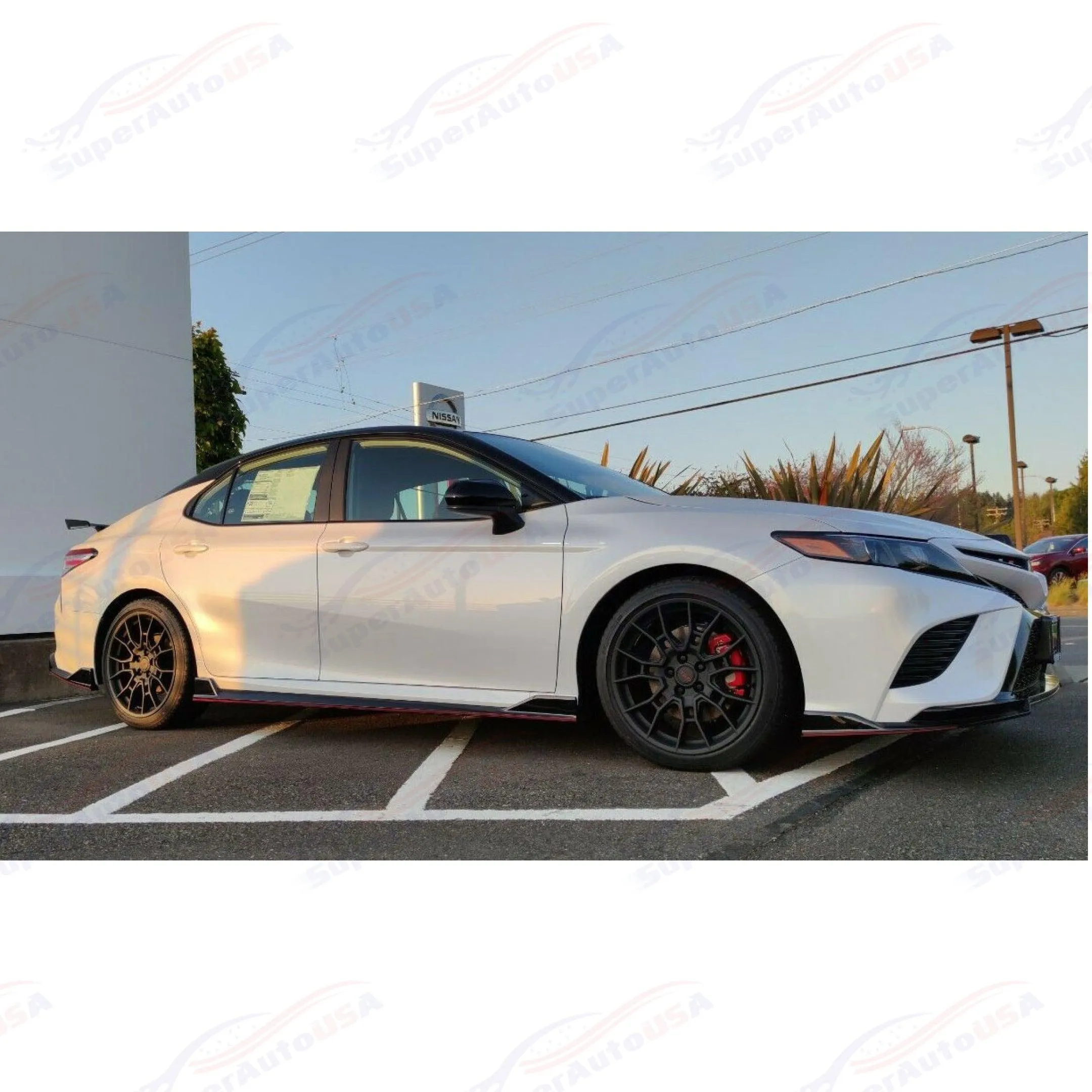 Fit 2018-2024 Toyota Camry 4 pcs set Side Body Skirts