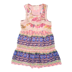 Floral Lace Racer Back Dress