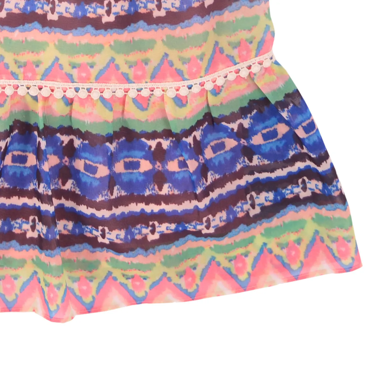 Floral Lace Racer Back Dress