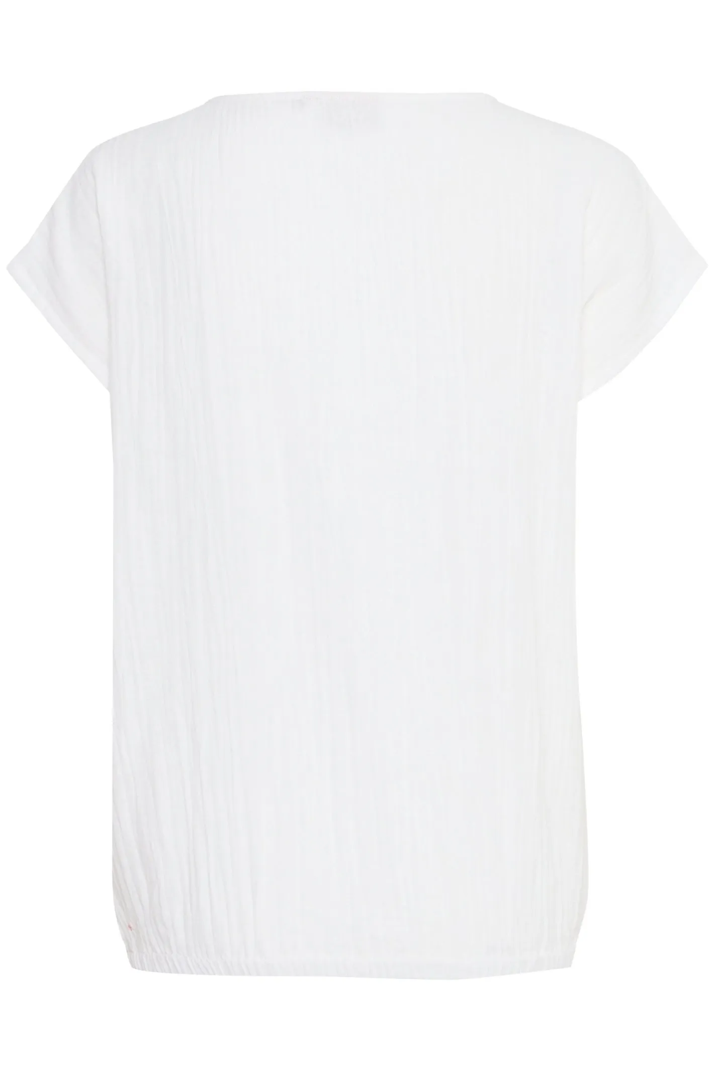 Fransa 20615805 FRMANUA BL 1 White Cotton T-Shirt