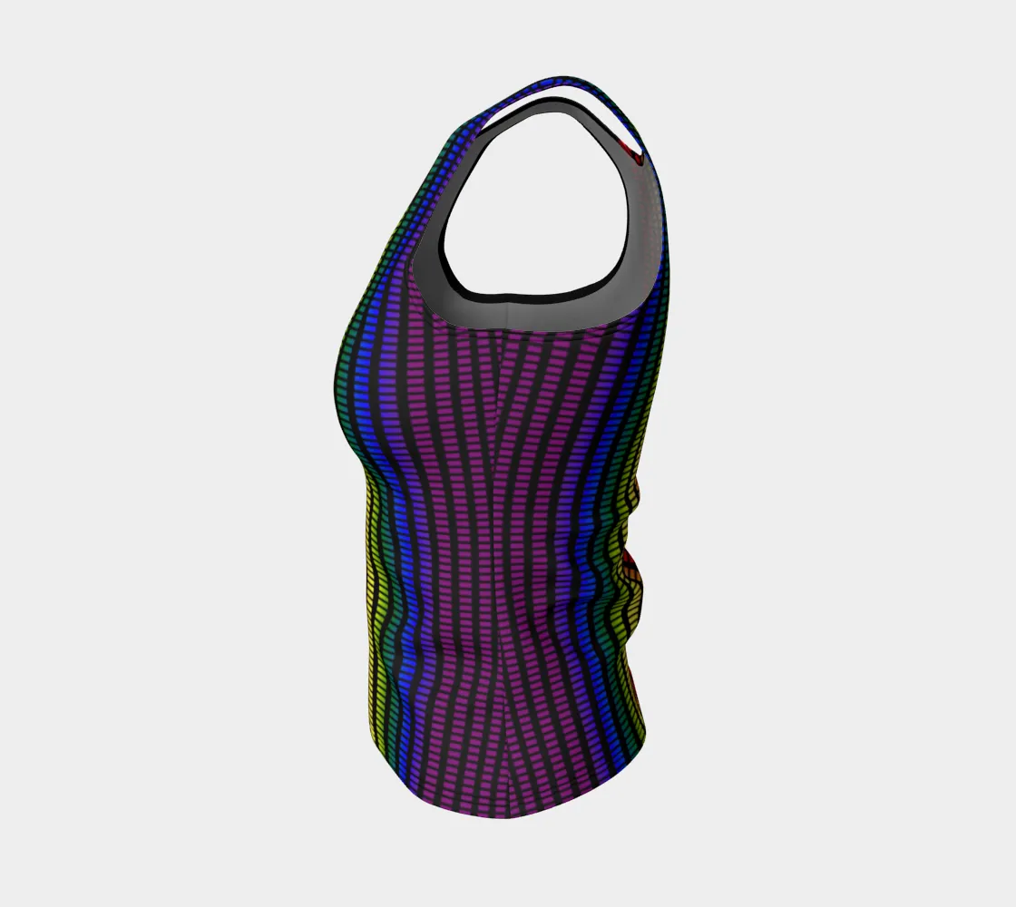 Fraunhofer Spectral Line Athletic Crop Top