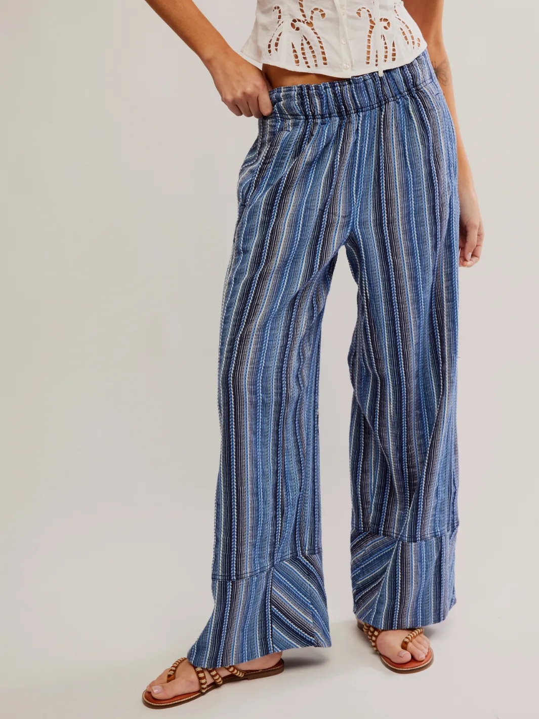 FREE PEOPLE - Days End Linen Pant