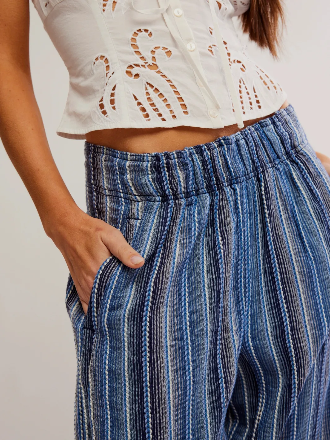 FREE PEOPLE - Days End Linen Pant