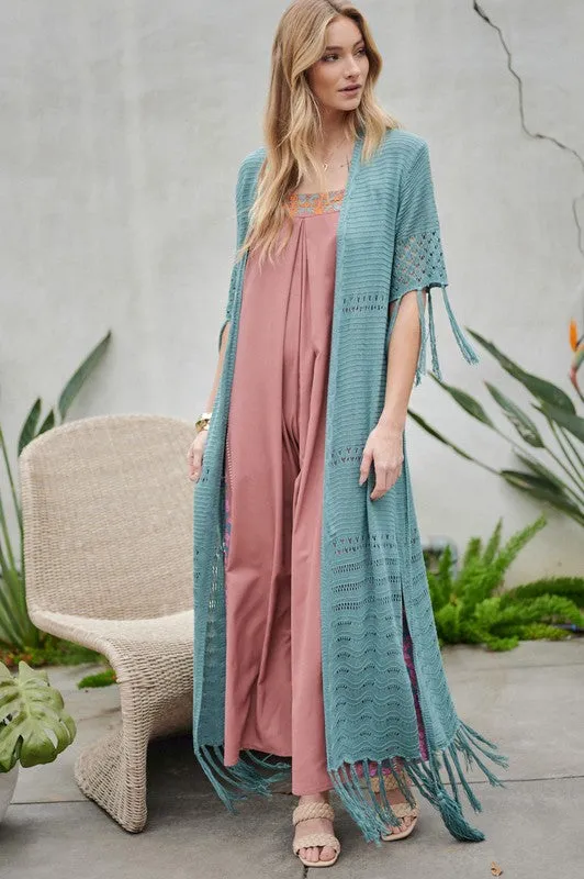 Fringe Cardigan