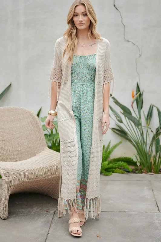 Fringe Cardigan