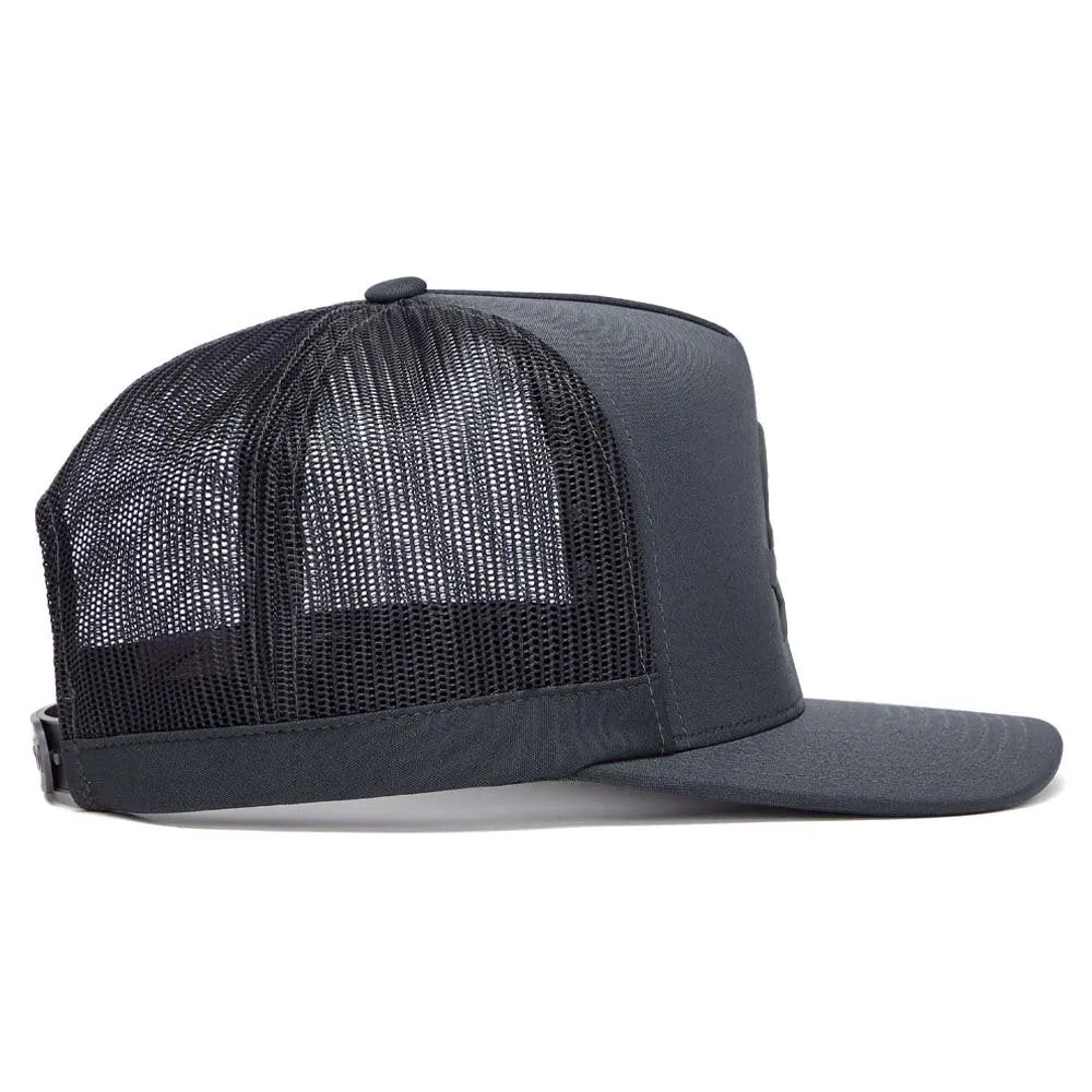 Gfore Monochrome Skull & Tees Interlock Knit Tall Trucker Golf Cap 2024