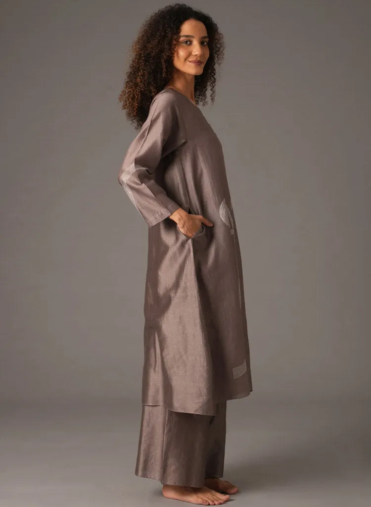 Greige Dress Set