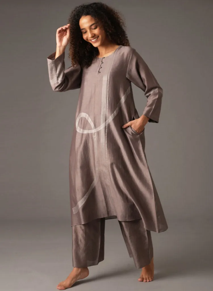Greige Dress Set