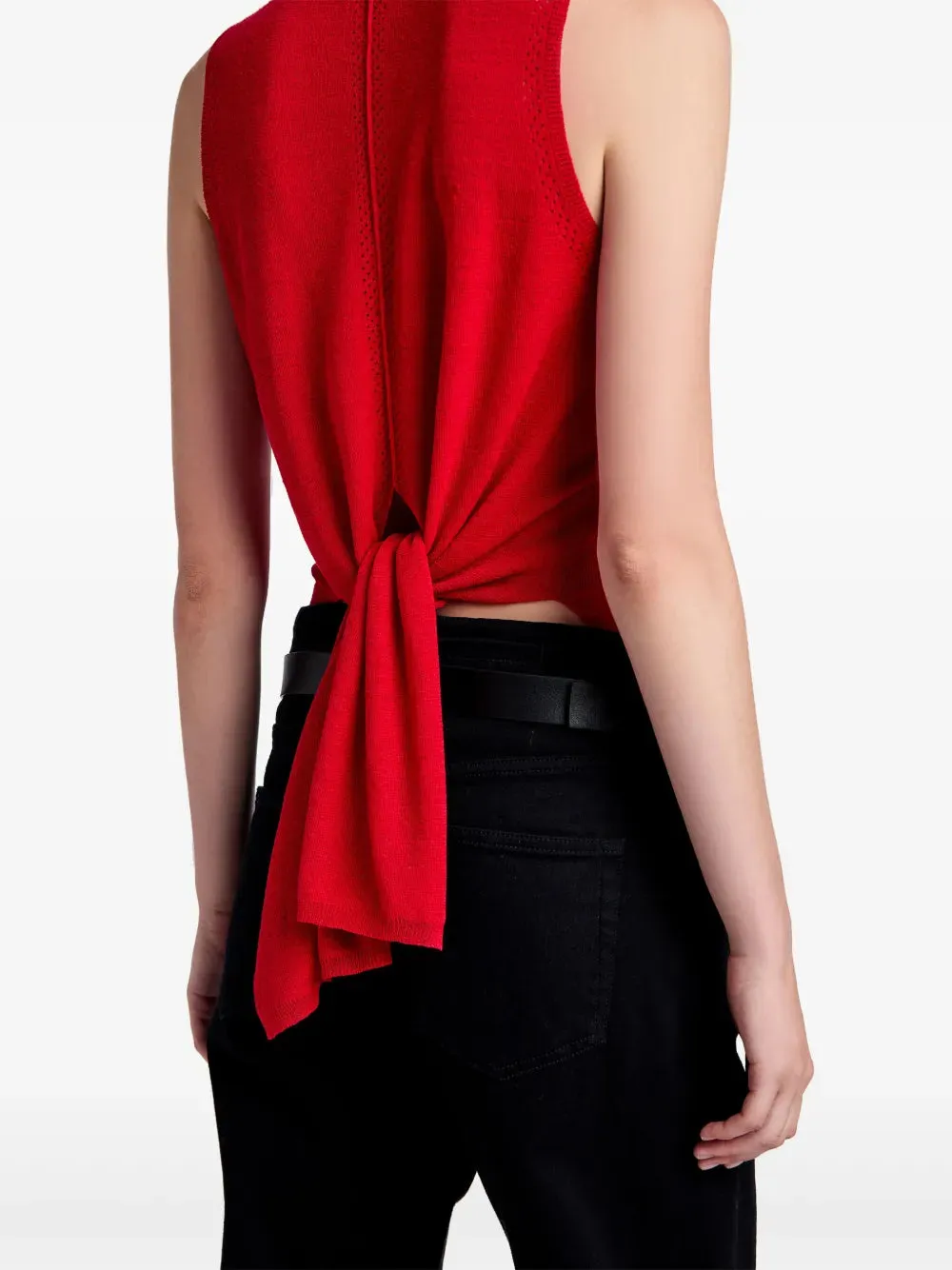 Heyde Knit Sweater in Dark Poppy